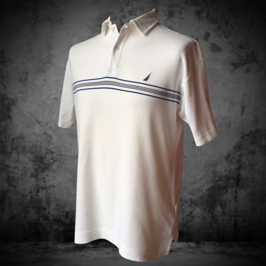 Nautica-Poloshirt Weiss Herren L