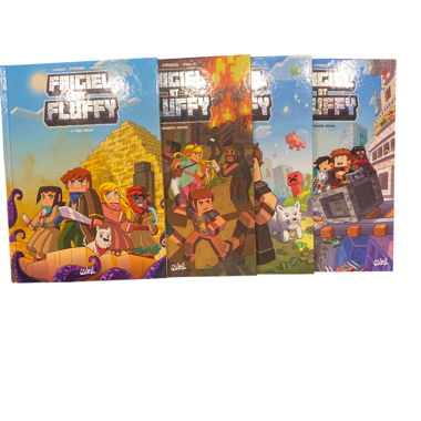 Paket mit 4 Comics Frigiel und Fluffy: T7/T8/T9/T10