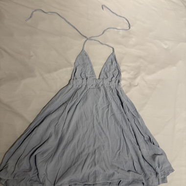 robe d'été bleue