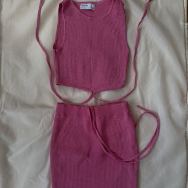 Bershka Zweiteiler pink