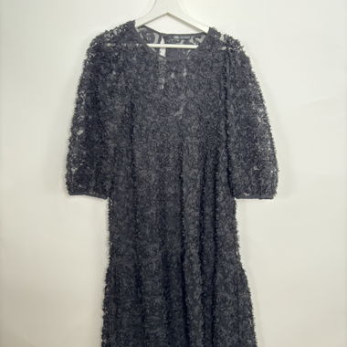 Abito in pizzo nero Zara