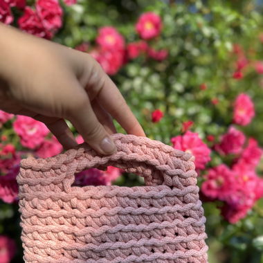 Selbstgehäkelte Tasche «Piccolina»