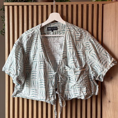 Stylische print Bluse