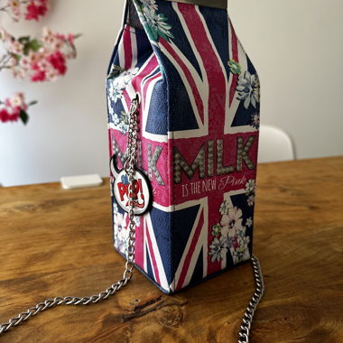 Original Milk Brick Shaped Clutch Bag