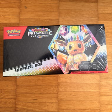 Pokemon Prismatic Evolutions Surprise Box, (EN)