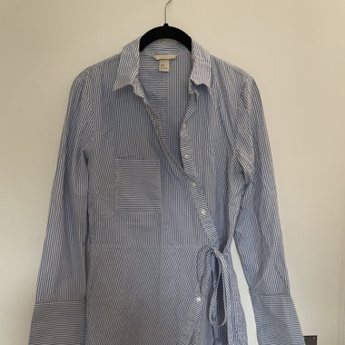 H&M asymmetric shirt