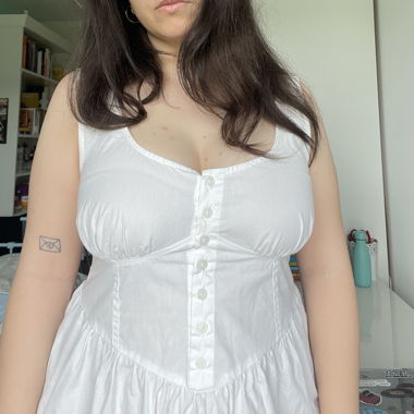 White dress