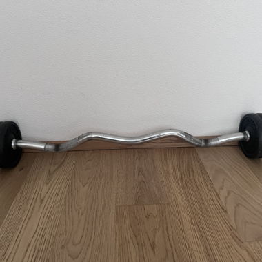SZ Curl Bar with Weights