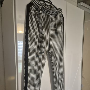 Pantalons pieds de poule 