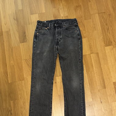 Black/grey Levi's 501 jeans 