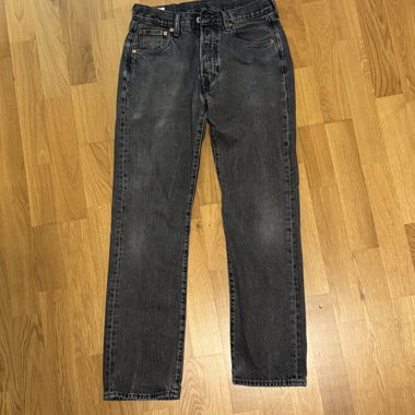 Black/grey Levi's 501 jeans 