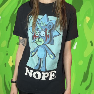 Rick and Morty Graphic Tee grungey alt streetwear