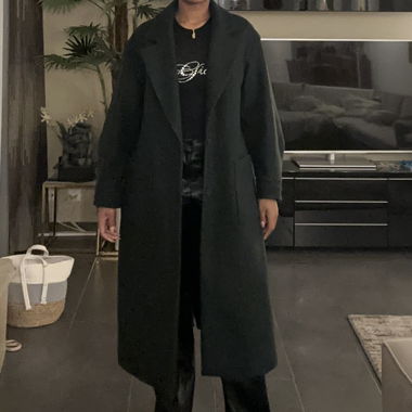 Manteau vert foncé