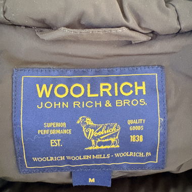 Parka Woolrich con bordi in pelliccia