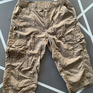 Brown Short Cargo Pants