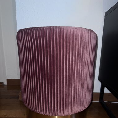 Poufs  rose 
