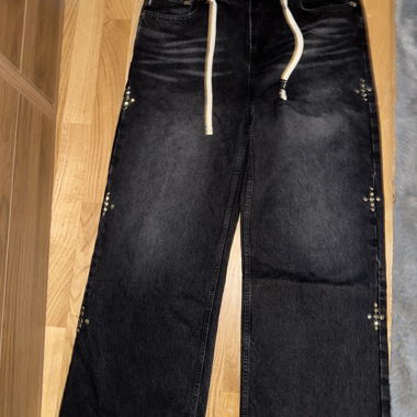 Schwarze Peso Jewel Denim, Grösse 36 / XL