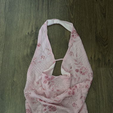 Pinkes Pailletten-Top