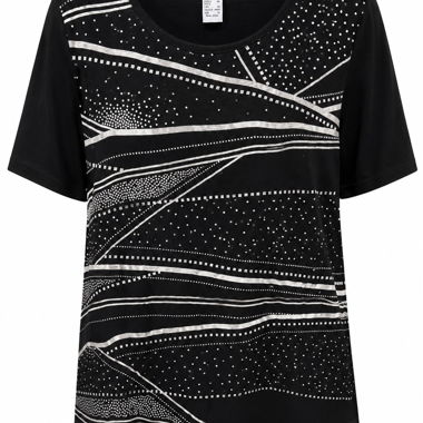 T-shirt noir pour femme