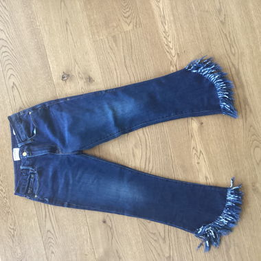 Jeans Fracomina con frange