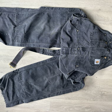 Carhartt Latzhose schwarz 