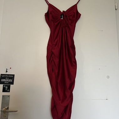 Red Slip Dress