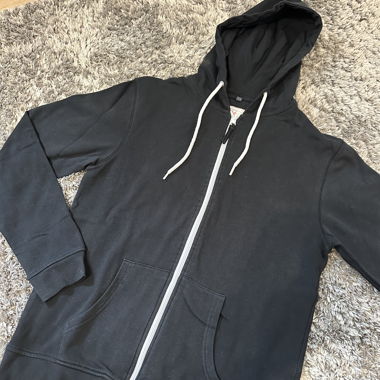 Pull Zip à Capuche noir