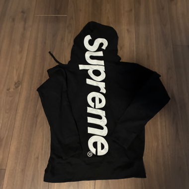Supreme black hoodie