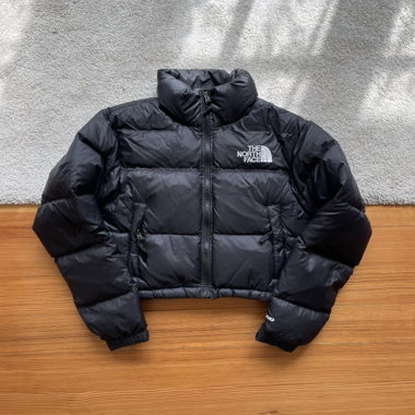 schwarze daunenjacke north face