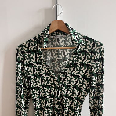 Bluse gemustert