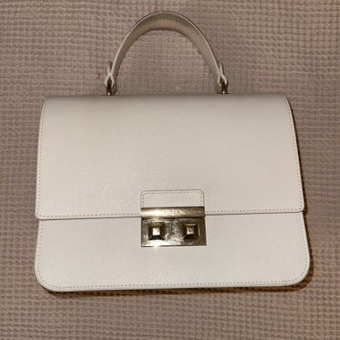 White Furla Handbag