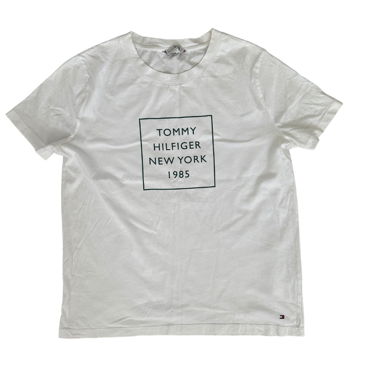 Basic Unisex White T-Shirt Tommy Hilfiger L