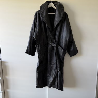 Leather coat