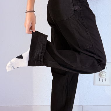 Schwarze Cargo Hose