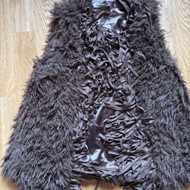 Brown Faux Fur Gilet