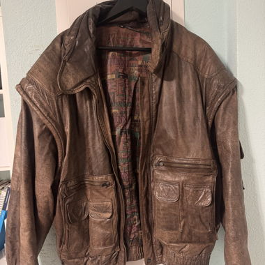 Giacca di pelle vintage