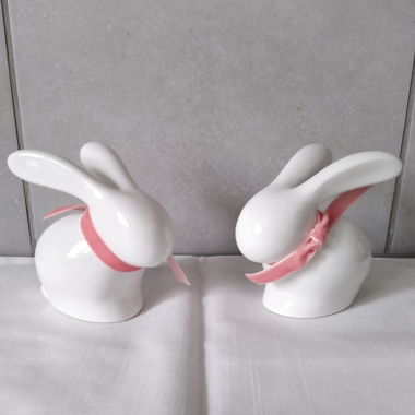 Leonardo Hase 2er Set Pesaro Sitzend weiss _2