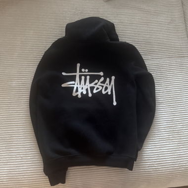 Felpa Basic Stüssy nera