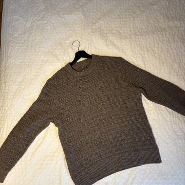 Wollpullover braun