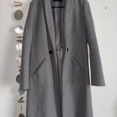Manteau gris Stradivarius taille S