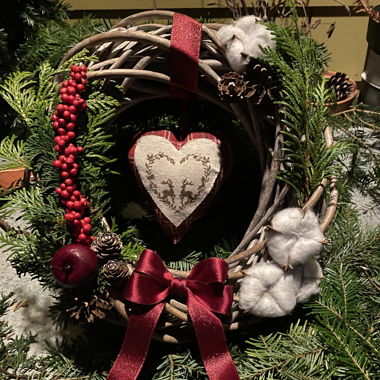 Türkranz für Weihnacht 