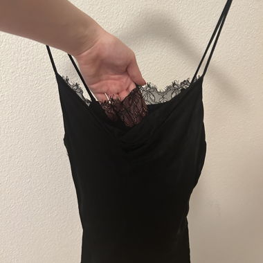 Black top with lace