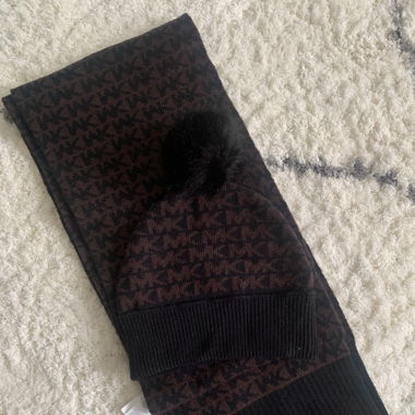 Michael Kors scarf and beanie