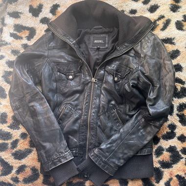 Lederjacke 