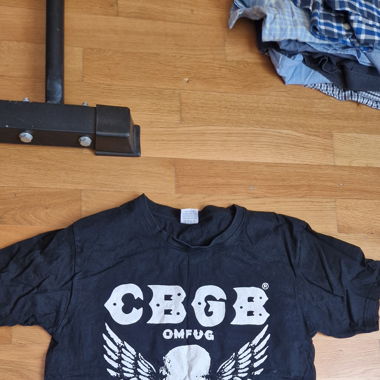 T-shirt Noir Métal CBGB