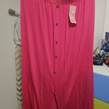 Langer Rock/Top in Rosa M/L