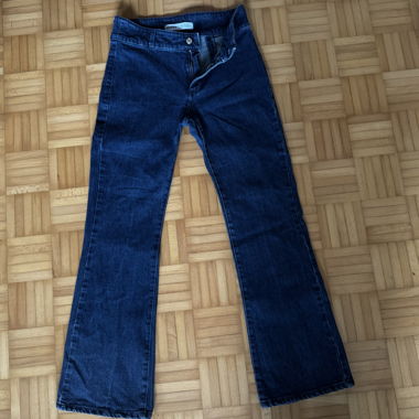 Bershka Flared Jeans Blue EUR 40