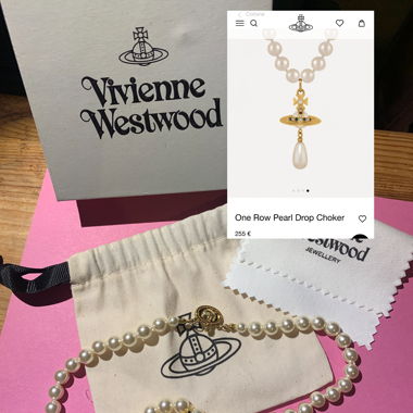 OG Vivienne Westwood Pearl Drop Necklace