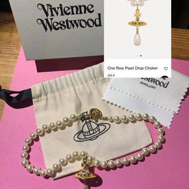 OG Vivienne Westwood Pearl Drop Necklace