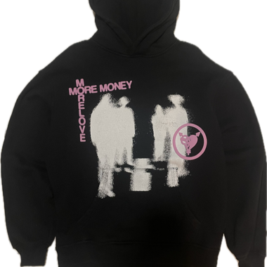 More Money More Love Hoodie, Schwarz 